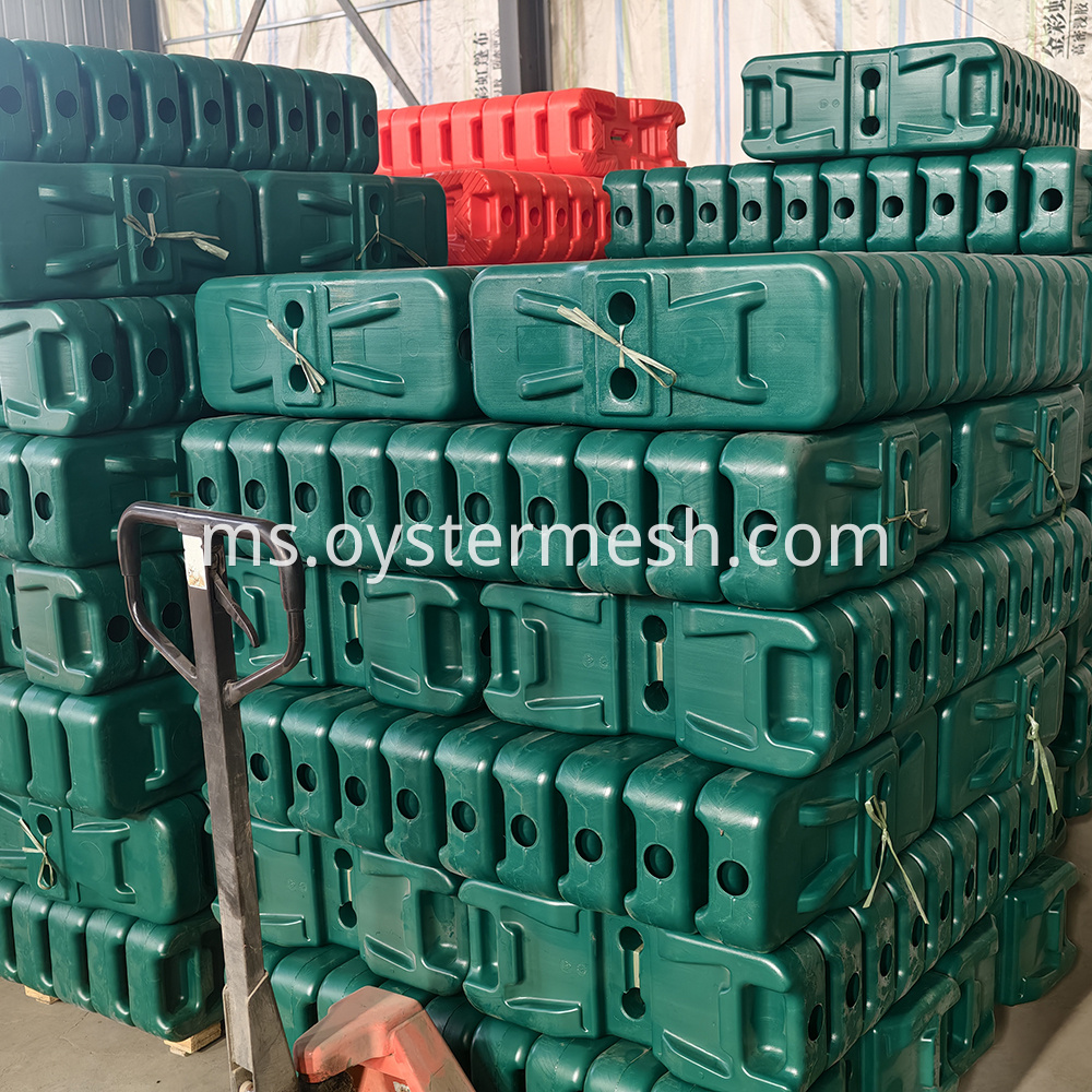 plastic fence base green (1)